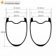 Ultralight 700C 45x31mm Symmetric Carbon Tubeless Gravel / CX Rim Big Hole Center Distance